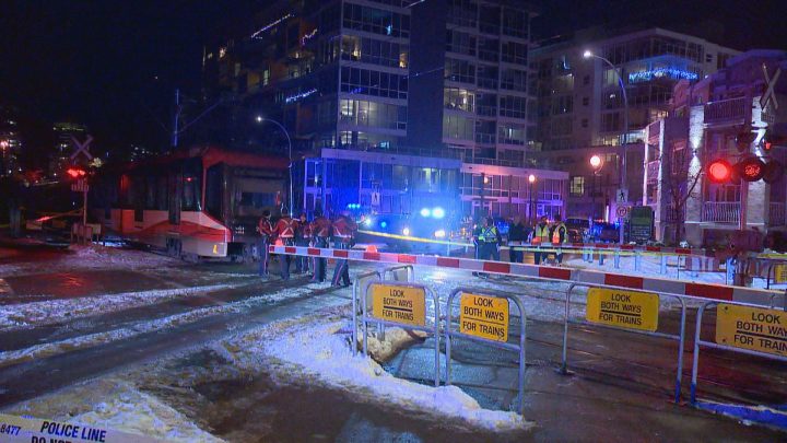 A 14-year-old girl was injured after a CTrain hit her on Monday, Dec. 30, 2019.