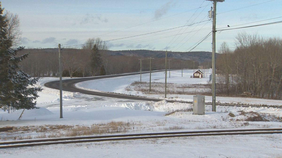 A redeveloped portion of the road leading to Darlings Island New Brunswick was officially opened today.