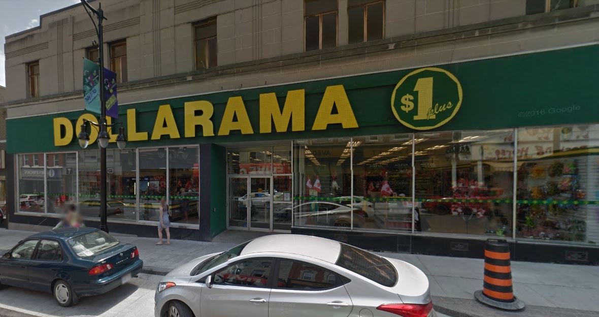 The man allegedly tried to steal from the store, and when he was caught by security, threatened them with a knife and tried to crawl through the store's ceiling the escape.