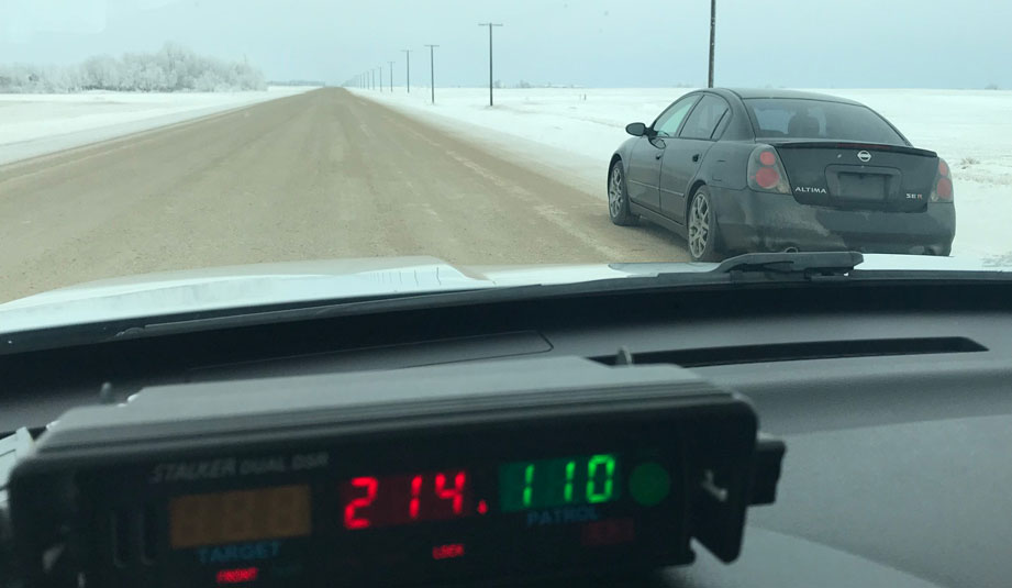 Car clocked over double speed limit on Sask. highway: RCMP
