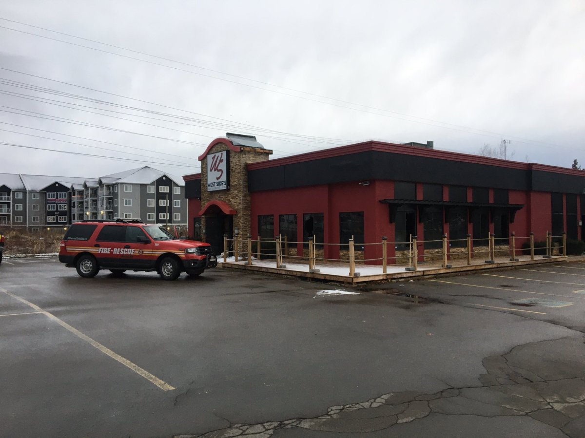 Fire officials say West Side’s Restaurant and Bar in Riverview, N.B., received extensive damage due to a fire on Wednesday morning. 