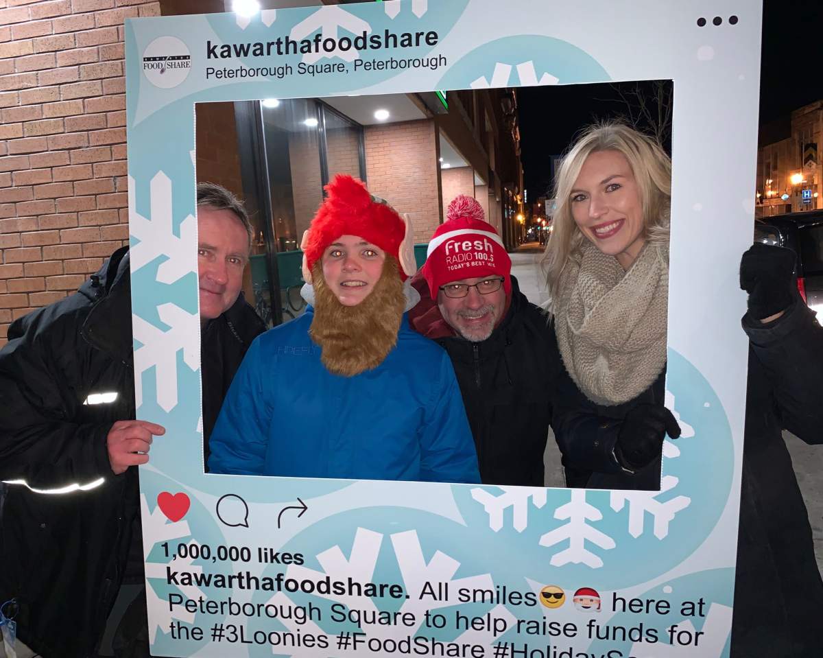 The Three Loonies fundraiser supports Kawartha Food Share.