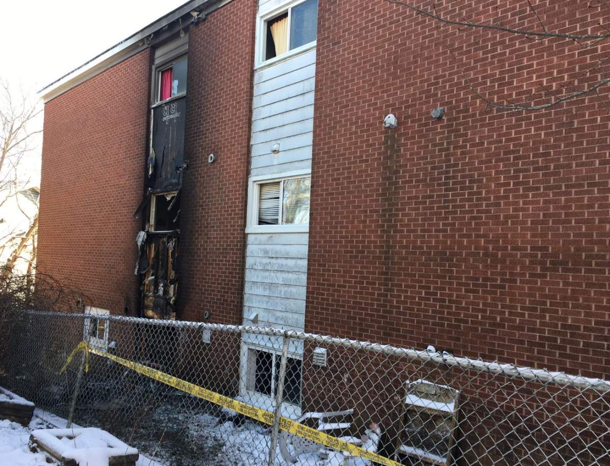 Exterior Spryfield fire