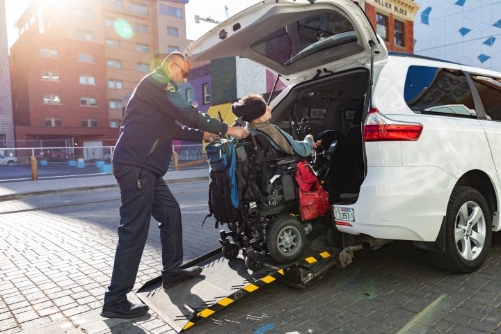 The City of Calgary announced a new service for accessible taxis on Wednesday, Dec. 4, 2019.
