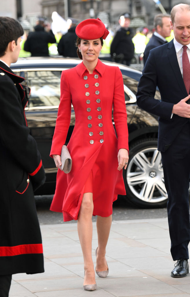 Catherine, Duchess of Cambridge attends the Commonwealth Day service at Westminster Abbey on March 11, 2019 in London, England. Photo: Getty Images