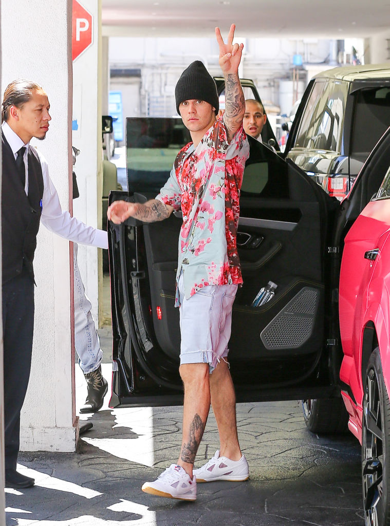 Justin Bieber was seen on Aug. 29, 2019 in Los Angeles, Calif.
