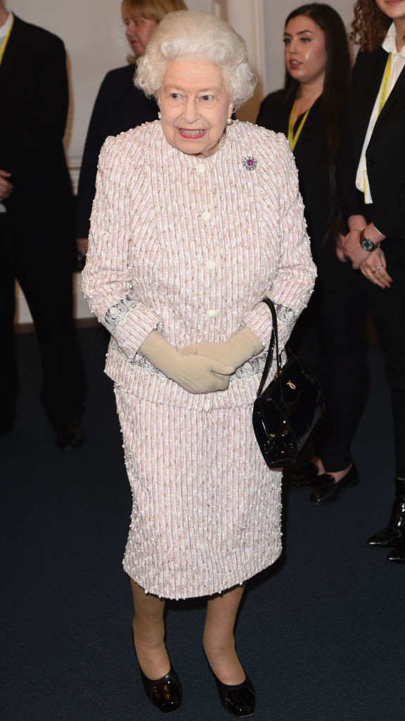 Queen Elizabeth II at the Royal Institute of International Affairs, Chatham House on Nov. 20, 2019 in London Colney, England. Photo by Eddie Mulholland — WPA Pool/Getty Images