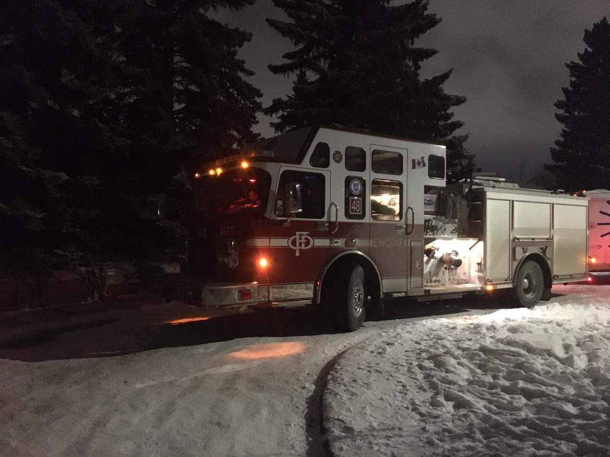 One man was found inside the home, who later died of his injuries in hospital. 