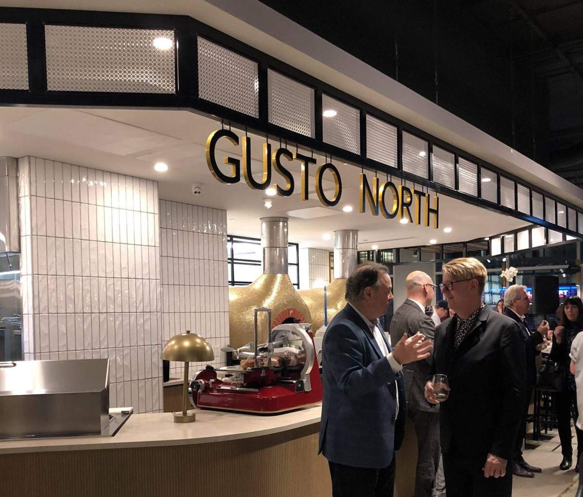 One of the restaurants at the new Hargrave St. Market.