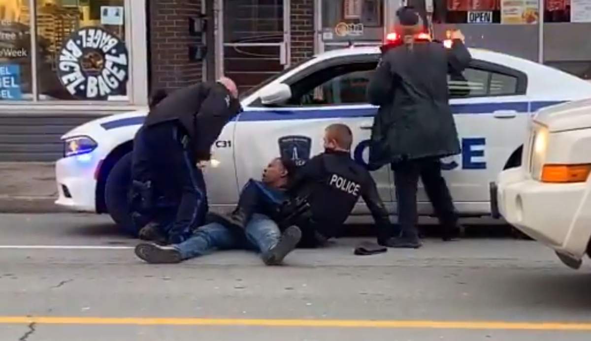 Halifax Regional Police say a man is facing charges after an arrest on Dec. 4 that was caught on video.