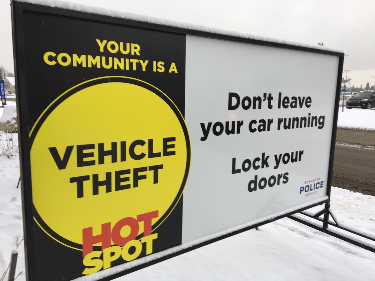 Edmonton police have launched a campaign aiming to raise awareness of car thefts in "hot spot" neighbourhoods. 