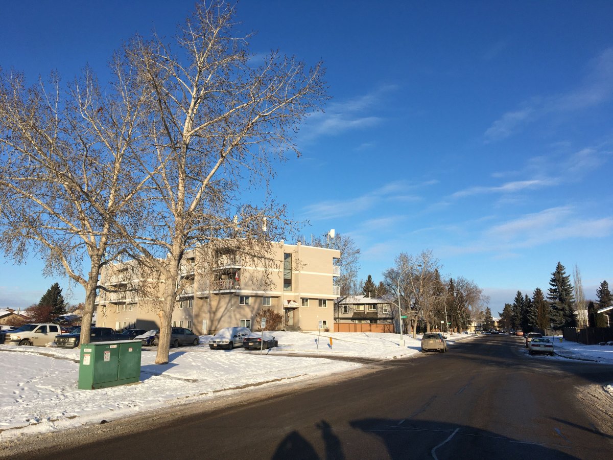 Police were called to an apartment block at 138 Avenue and 26 Street following a shooting.