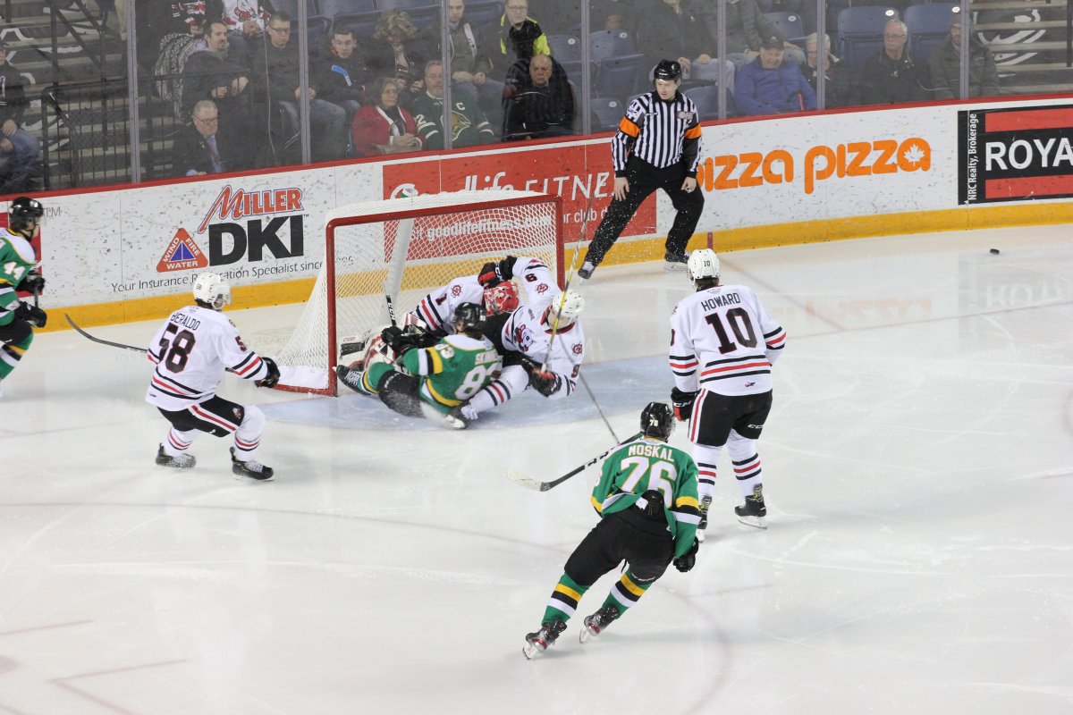 Niagara IceDogs netminder Tucker Tynan suffered a life-threatening injury in Thursday's game against the London Knights.