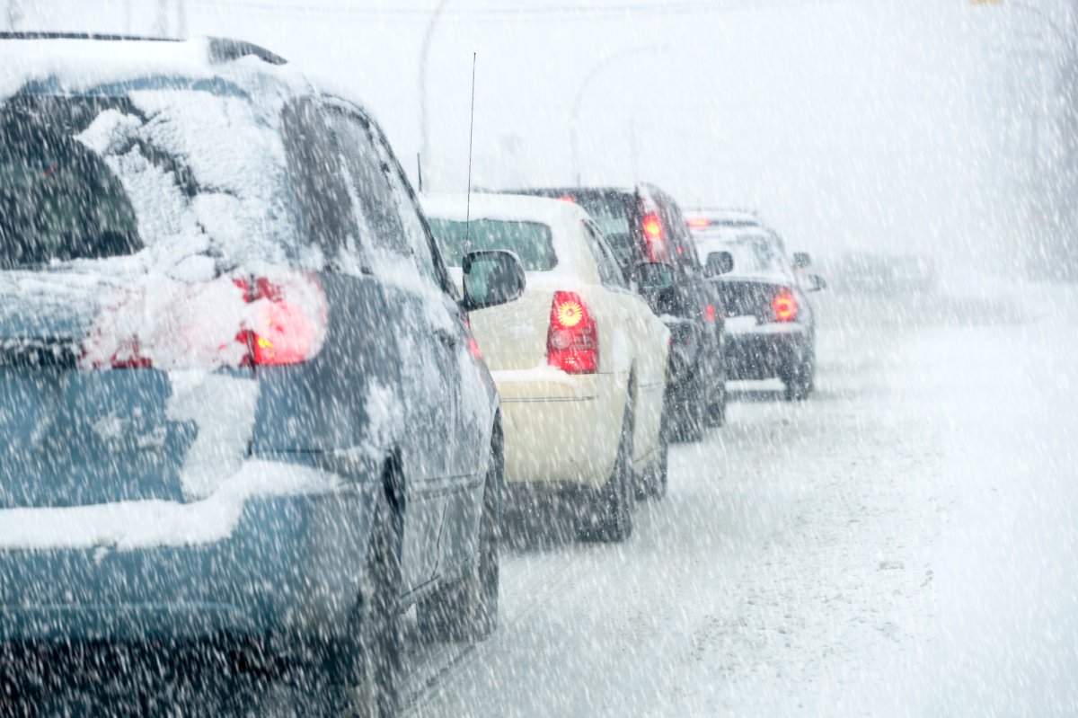 Drivers just south of London can expect snow on their morning commute on Tuesday, Environment Canada says.