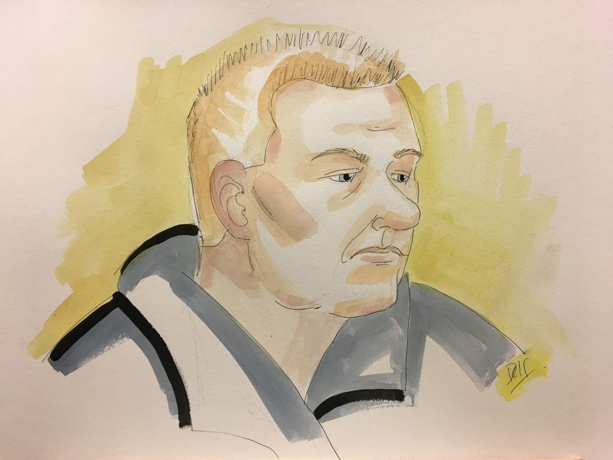 Sketch of Jean-Claude Rochefort.