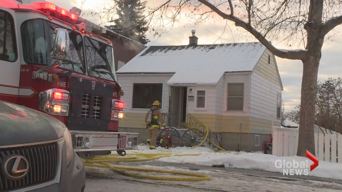 Fire crews responded after a Sunday morning fire in Calgary's Kensington area. 
