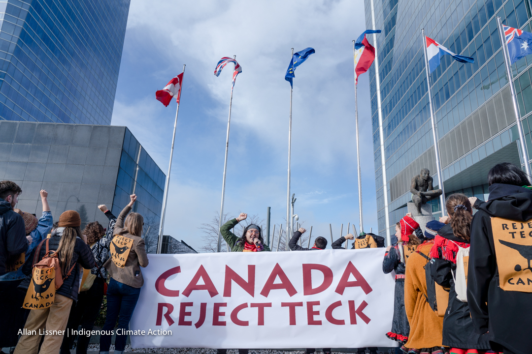 A pair of protests were held this week at the United Nations Climate Change Conference in Madrid that saw Indigenous activists speak out in opposition to a colossal oilsands mine proposed for northern Alberta.