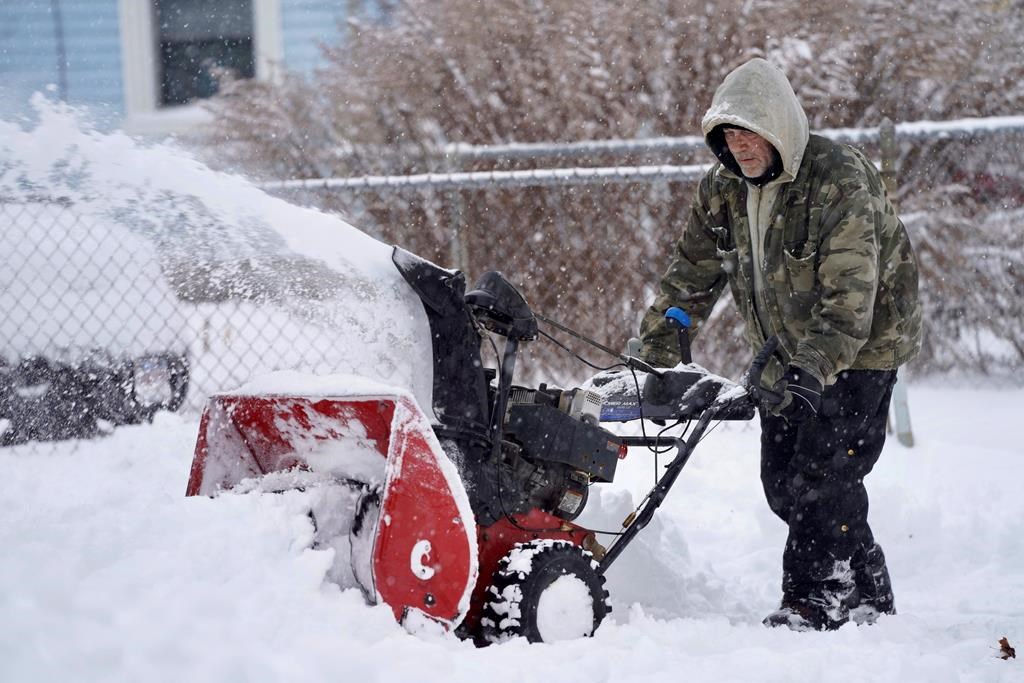 Environment Canada says 10 to 15 cm of snow is expected Tuesday for Peterborough and area.