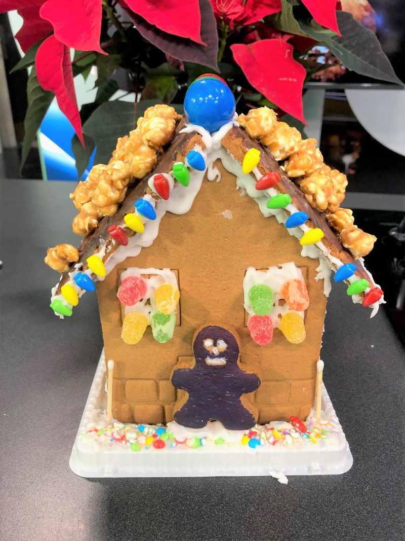 Matthew Conrod’s 2019 gingerbread house.