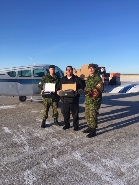 Gift Donation at Meadow Lake, Sask.