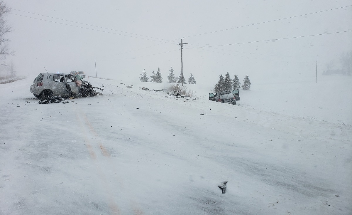 A stretch of Hwy. 6 north of Arthur has been closed for a collision investigation. 