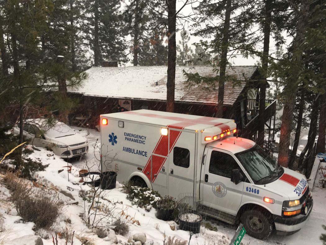 Paramedics attend a West Kelowna home for a potential carbon monoxide poisoning incident.