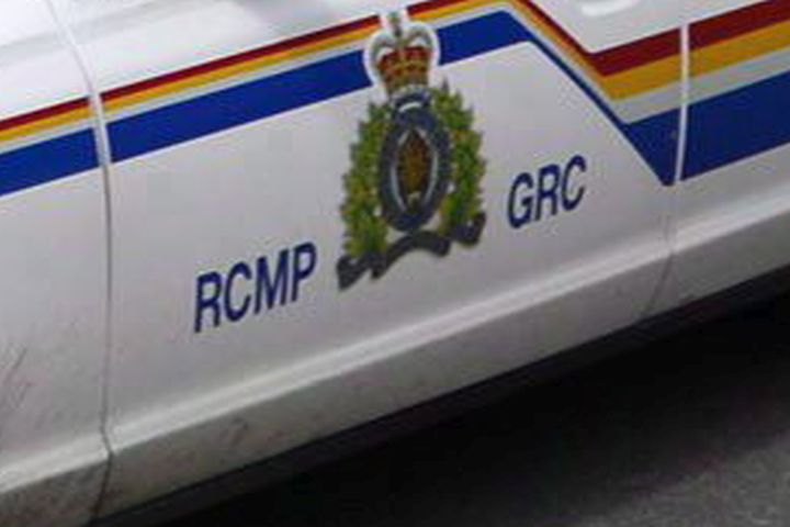 RCMP say the collision happened Sunday night.