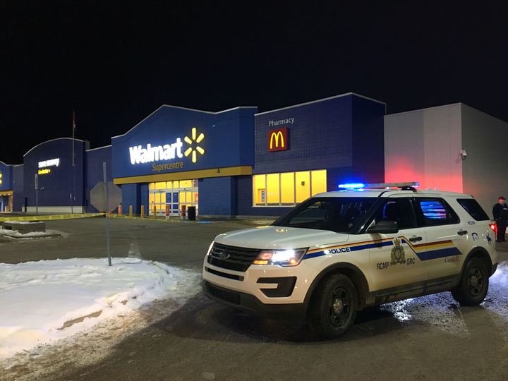 A 69-year-old man has died following a shooting at a Walmart in Red Deer, Alta., on Dec. 20, 2019.