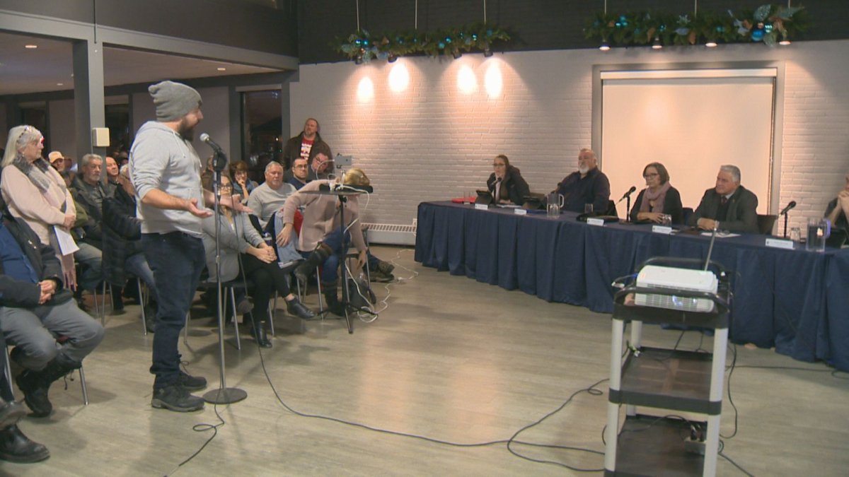 Rigaud residents voiced their concerns about the city's 2020 budget in a town meeting Monday. 