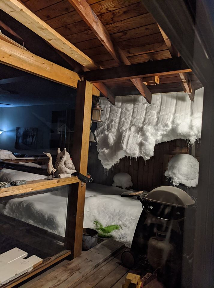 Tulameen was hit by heavy snow early last week.