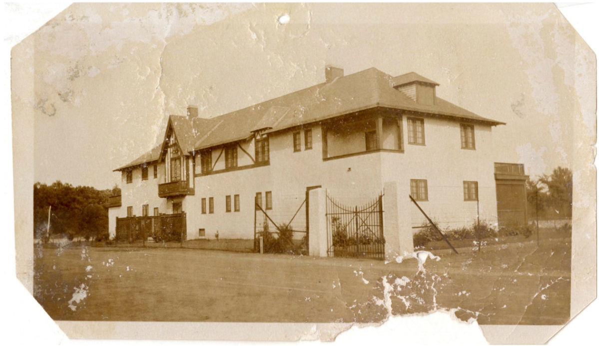 An undated image of the north façade of the Ottawa Tennis and Lawn Bowling Club at 176 Cameron Ave. in Old Ottawa South.