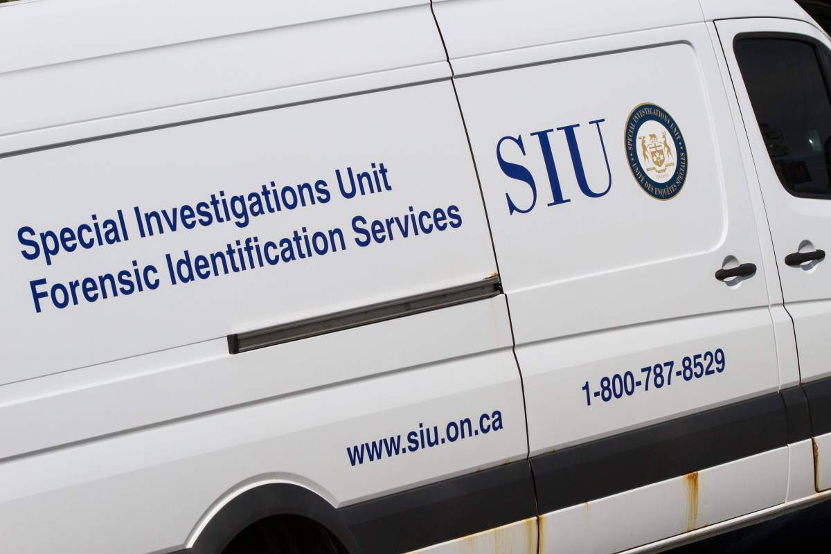 A vehicle with the Special Investigations Unit.
