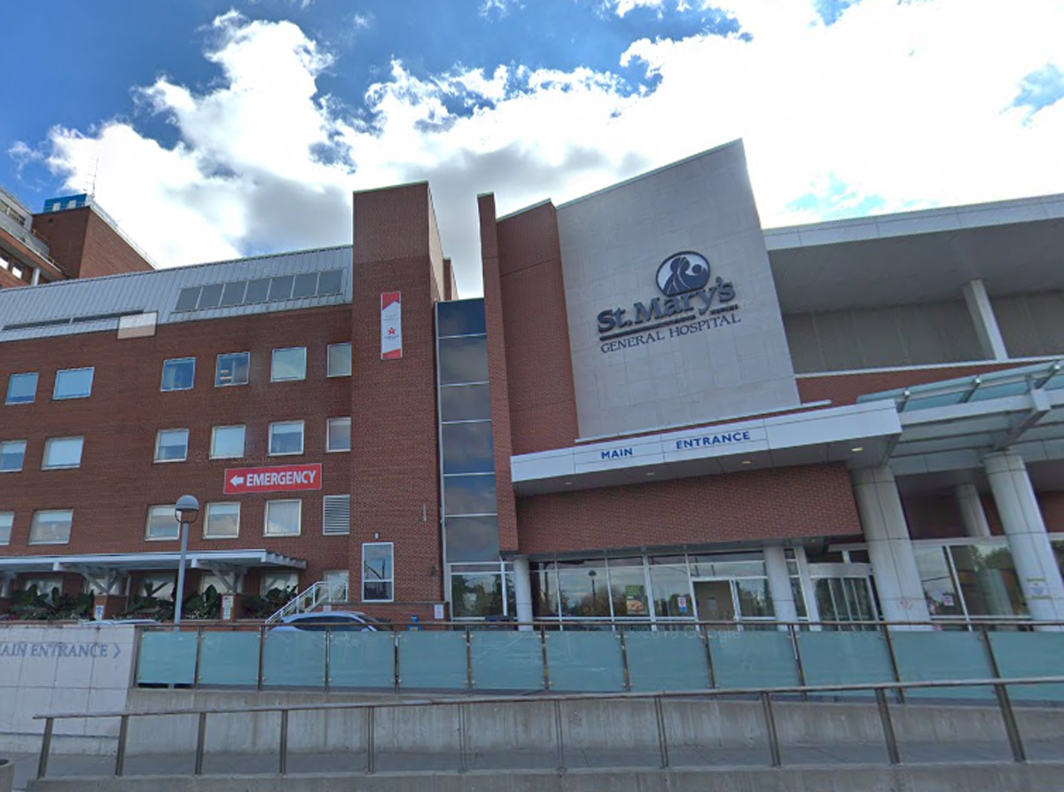St. Mary's General Hospital in Kitchener.