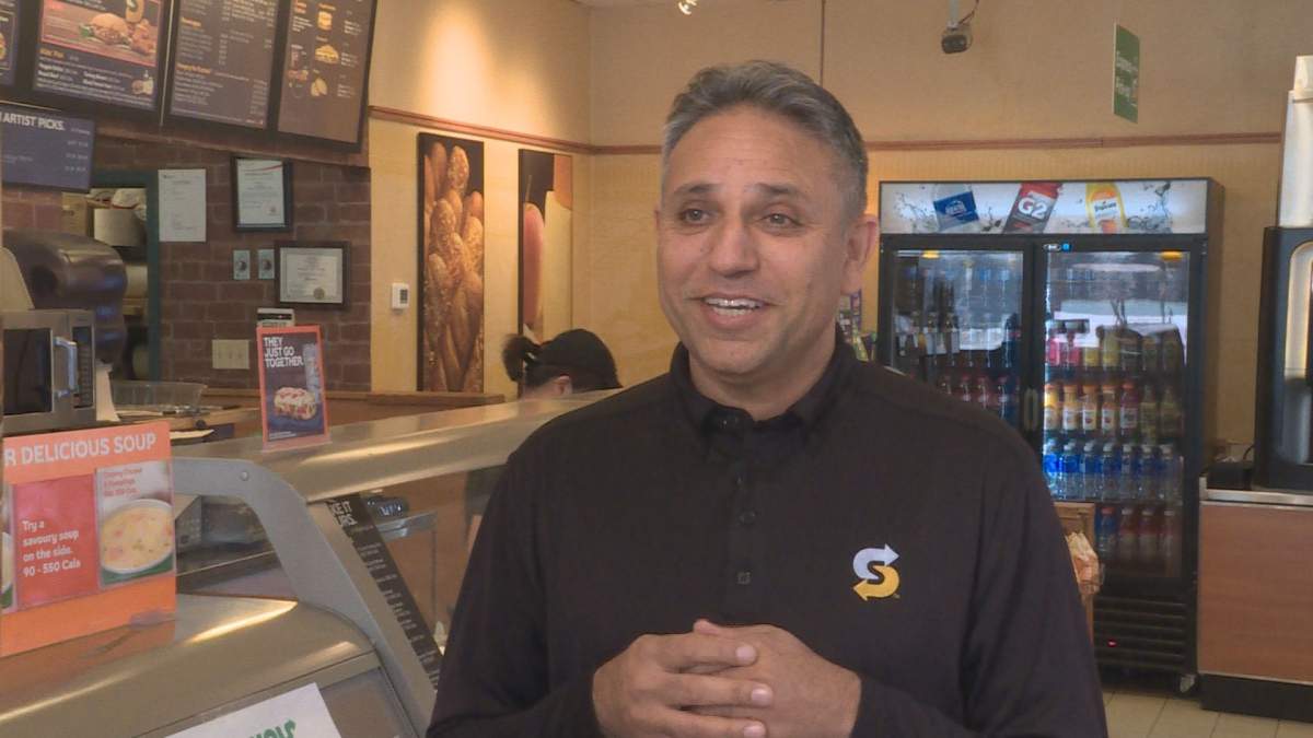 Parminder Sandhu owns the Subway in Fort Saskatchewan, located at 101 Street and 88 Avenue.