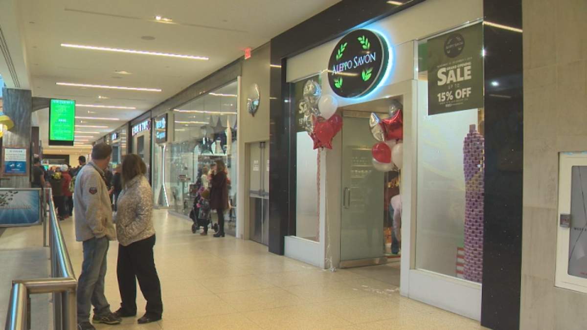 Abdulfatah Sabouni’s Aleppo Savon location inside West Edmonton Mall in Edmonton, Alta on Sunday, December 1, 2019.