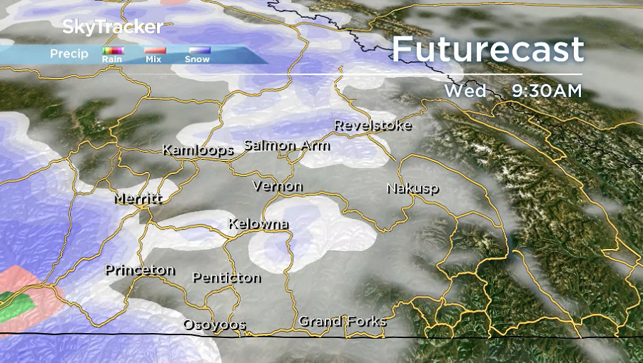 There is a chance of flurries early Wednesday changing to possible mixed precipitation in the afternoon.