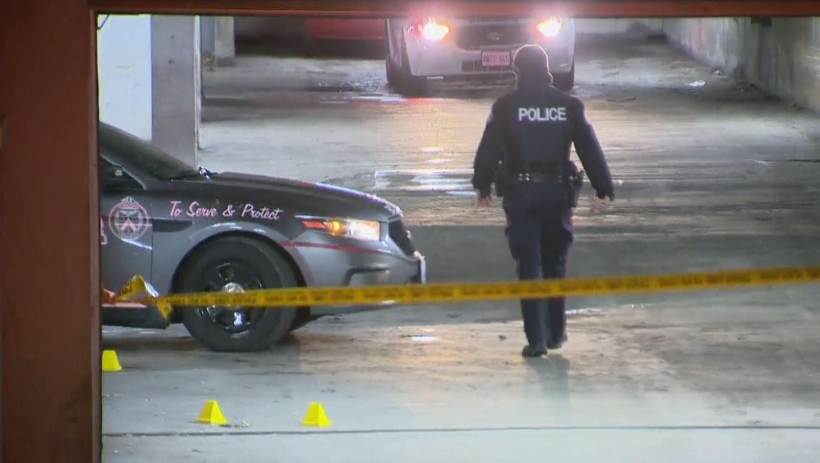 The shooting happened at an apartment building on Wingarden Court Tuesday evening.