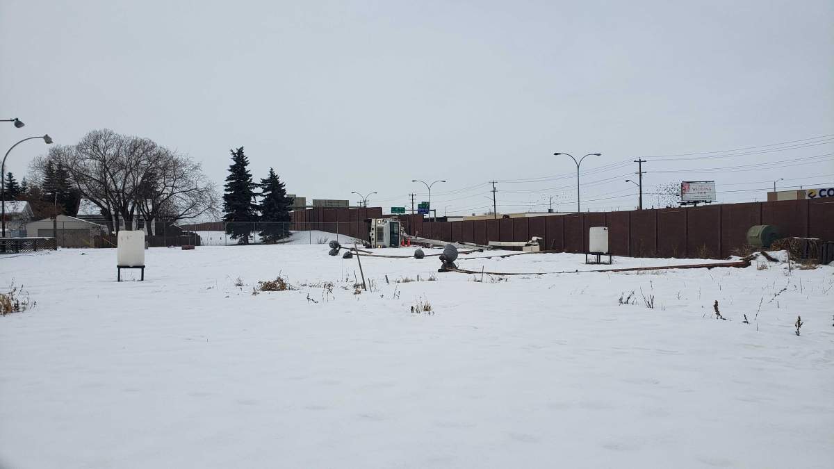 A worker was taken to hospital after this vehicle tipped over, trapping them under the truck’s bucket, on Jan. 3, 2020.