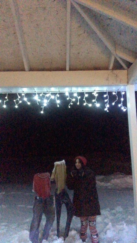 Frozen outfits in Peace River, Alta. on Jan. 15, 2020.