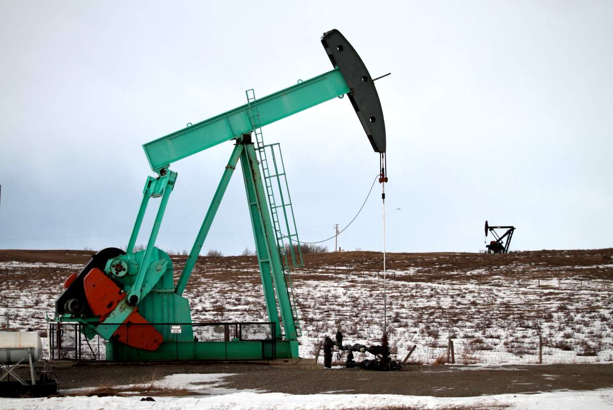 An oil pump jack in Longview, Alta. taken on Jan. 29, 2020.