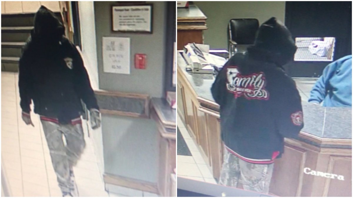 Flin Flon RCMP released photos of a suspect who tried to rob a local business Wednesday.
