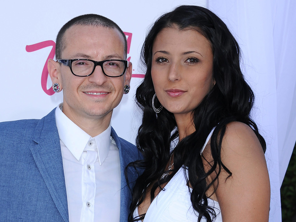 Chester Bennington and Talinda Bennington at the 2012 Billboard Awards held at MGM Grand Garden Arena.