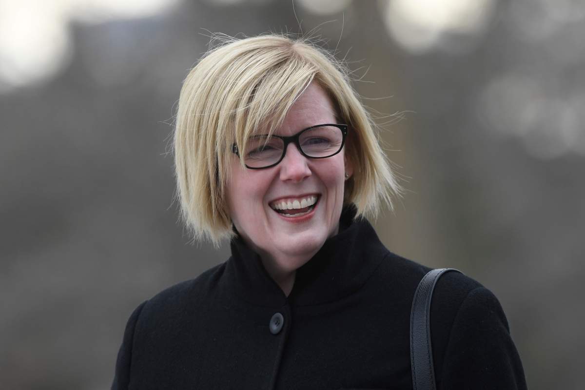 Liberal MP Carla Qualtrough arrives for the cabinet swearing-in ceremony in Ottawa on Wednesday, Nov. 20, 2019. 