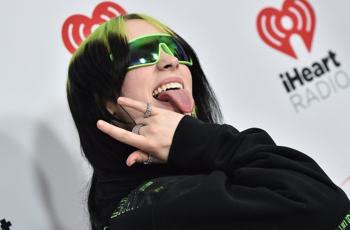 Billie Eilish arriving at the 2019 iHeartRadio Jingle Ball at The Forum on Dec. 6, 2019, in Los Angeles, Calif.