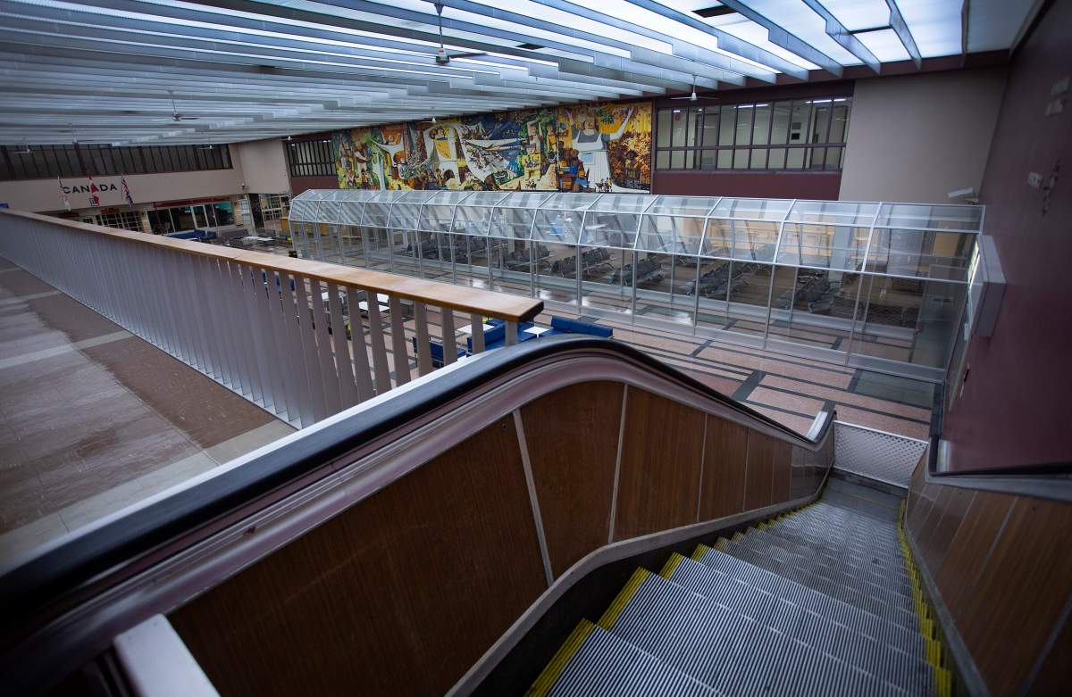 The International lounge of Gander International Airport in Gander, N.L., is shown on Friday, November 15, 2019. THE CANADIAN PRESS/Paul Daly