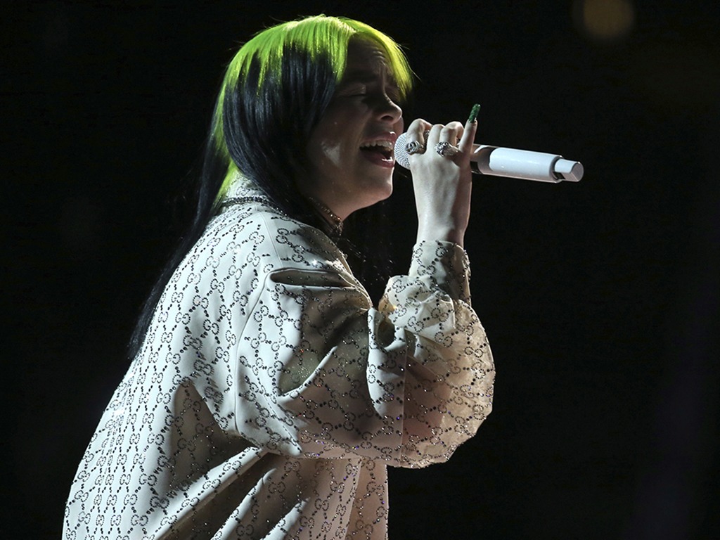 Billie Eilish performs ‘When the Party’s Over’ at the 62nd annual Grammy Awards on Sunday, Jan. 26, 2020, in Los Angeles, Calif.