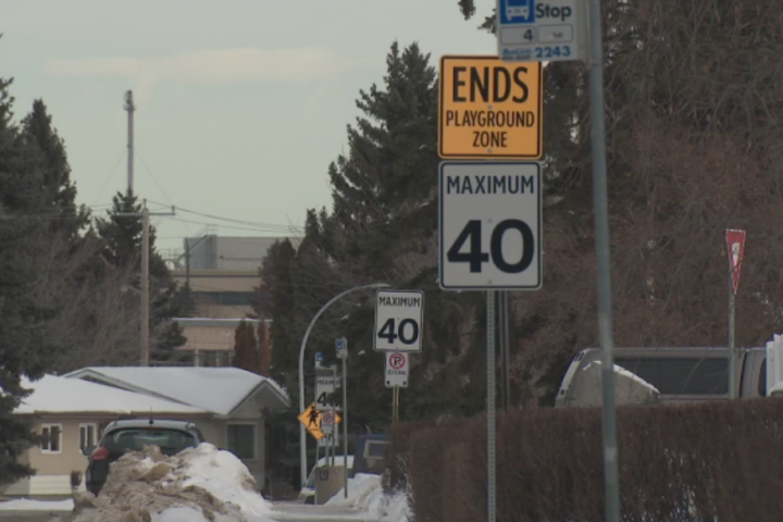 Edmonton’s default residential speed limit lowering to 40 km/h next summer