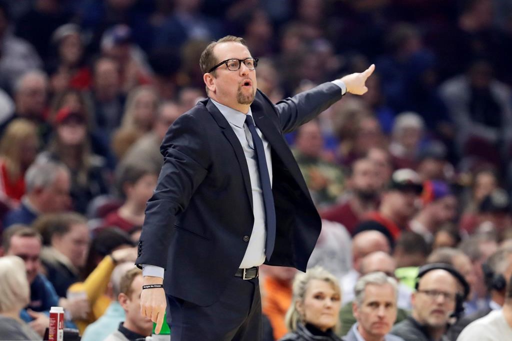 Toronto Raptors coach Nick Nurse named NBA coach of the year ...