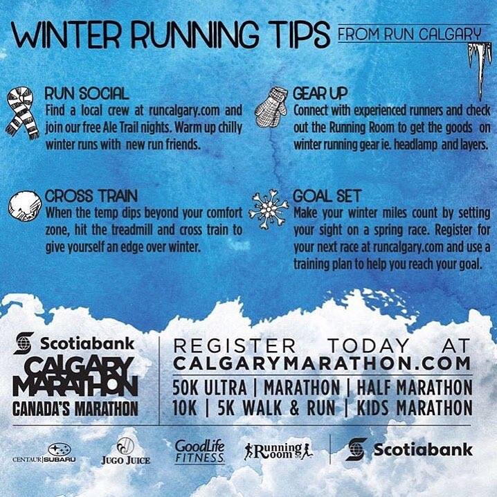 Run Calgary offers winter running tips to stay warm and safe.