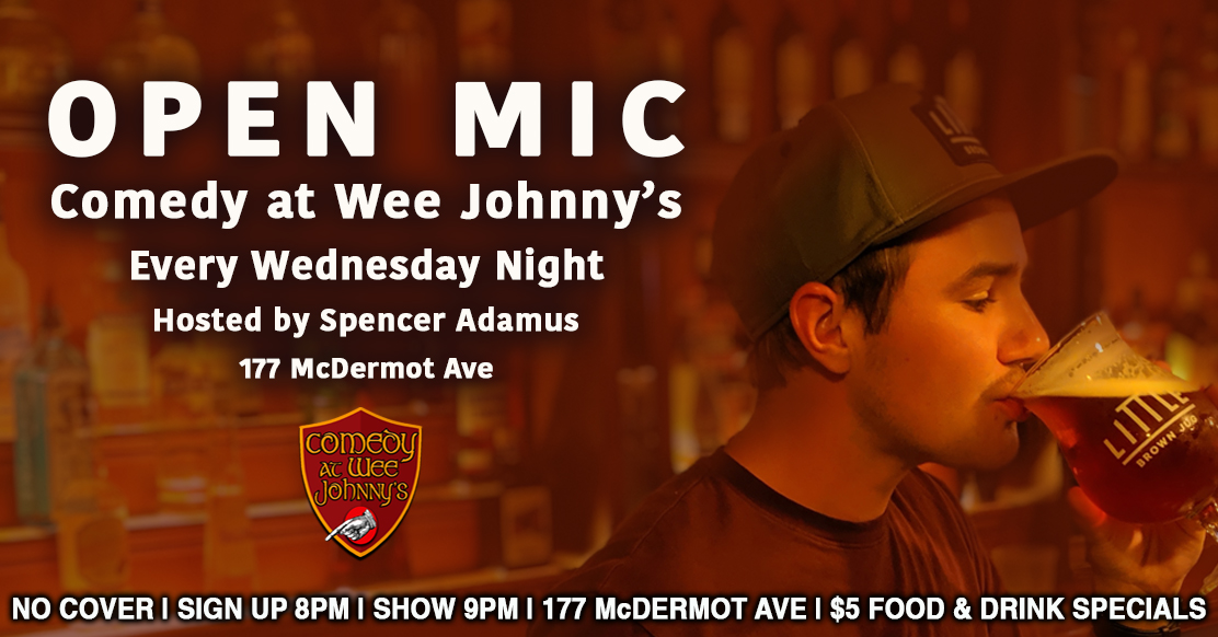 Open Mic Comedy at Wee Johnny’s - image
